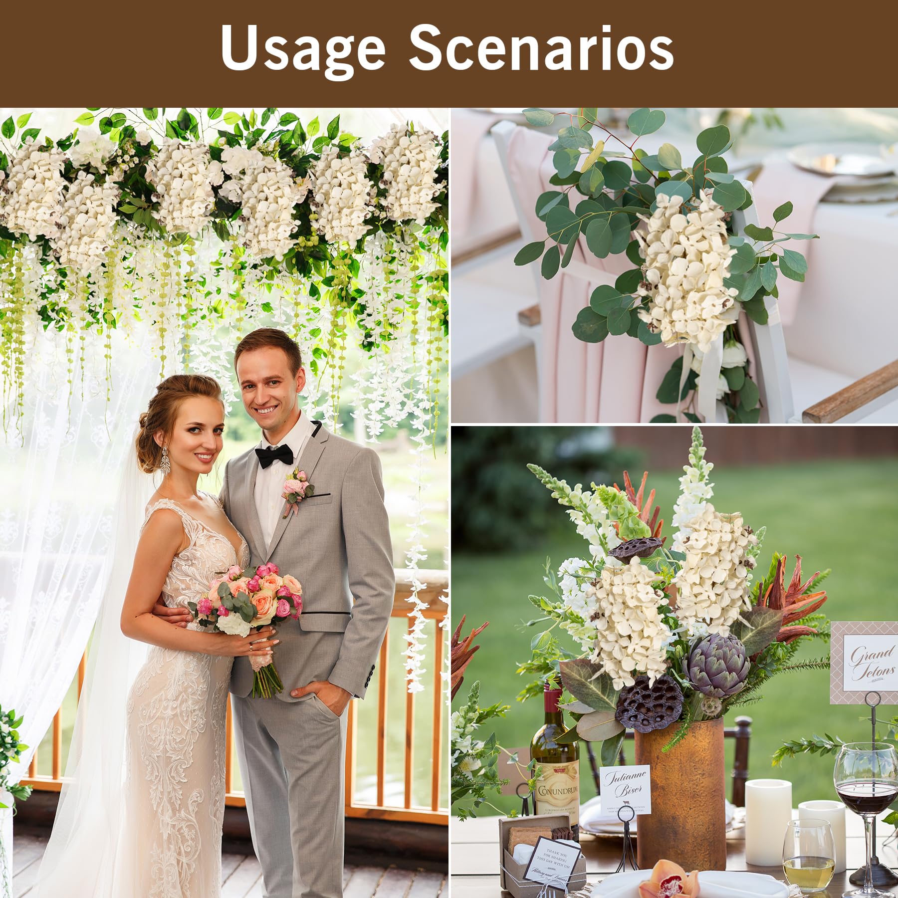 Ttranewsoo hands arranging stems to illustrate easy shaping and styling flexibility
