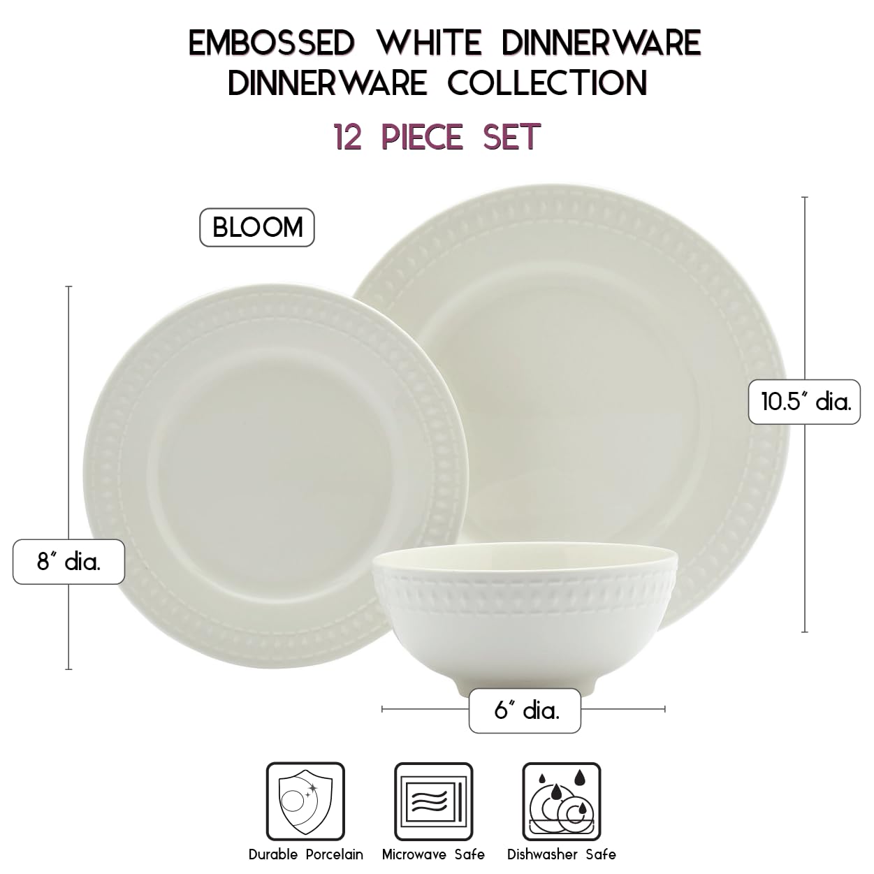 TTU bloom table setting lifestyle with plates styled for everyday entertaining benefit