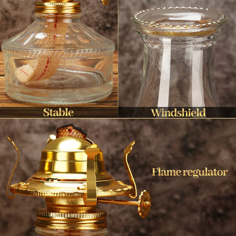 Tuanse metal flame regulator detail showing precise flame control for longer burn times