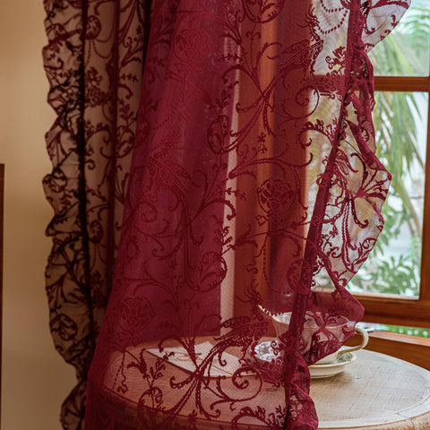 TUDECO styled living room with curtains creates cozy ambiance