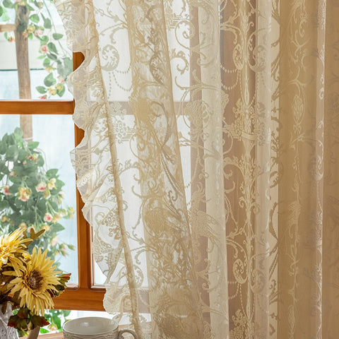 TUDECO ruffle trim detail highlighting soft volume and decorative edge