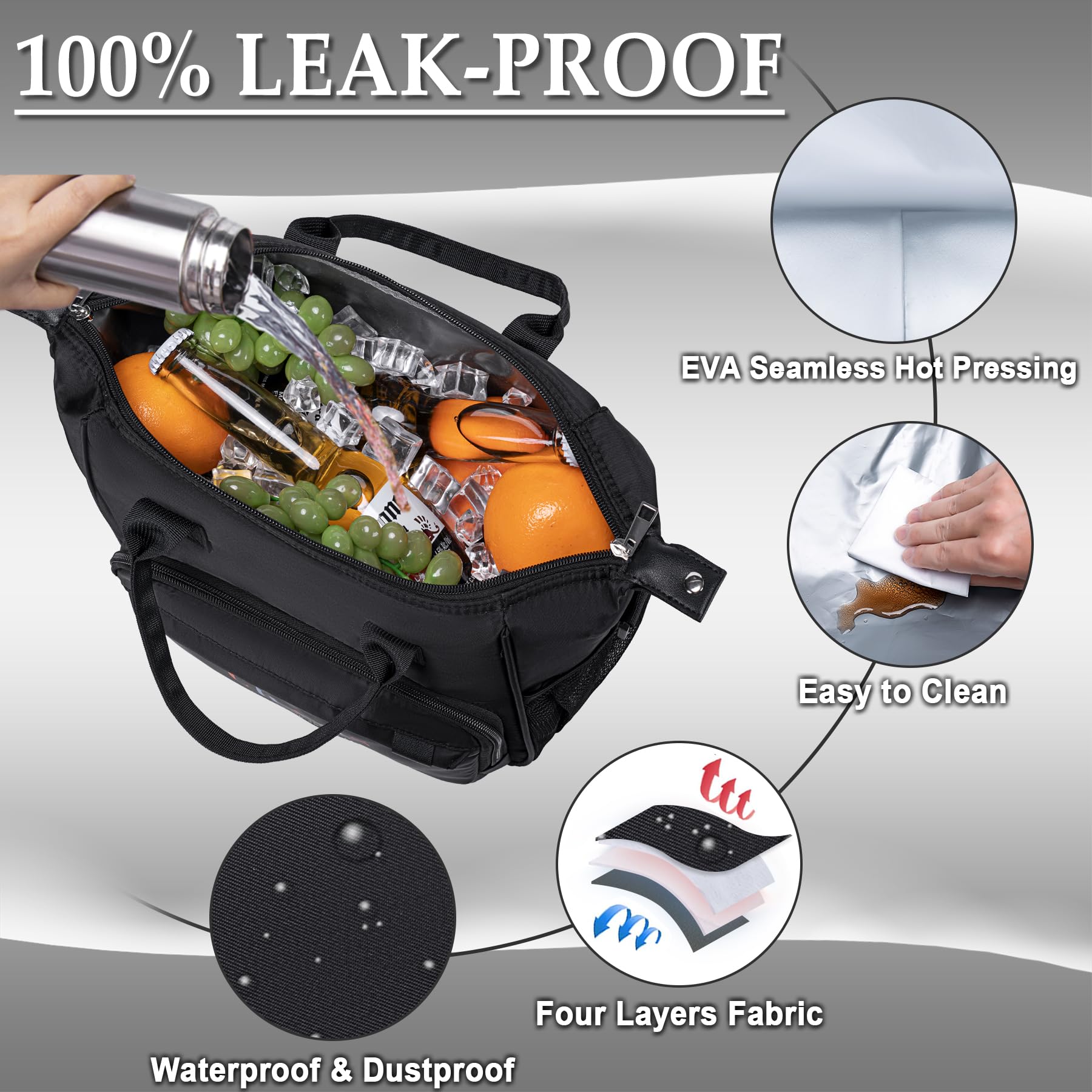 TuErCao reinforced metal zipper and buckle for durable opening and closing