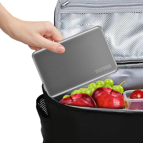 Tuffen in a picnic setting showing two packs keeping food cool on a family outing