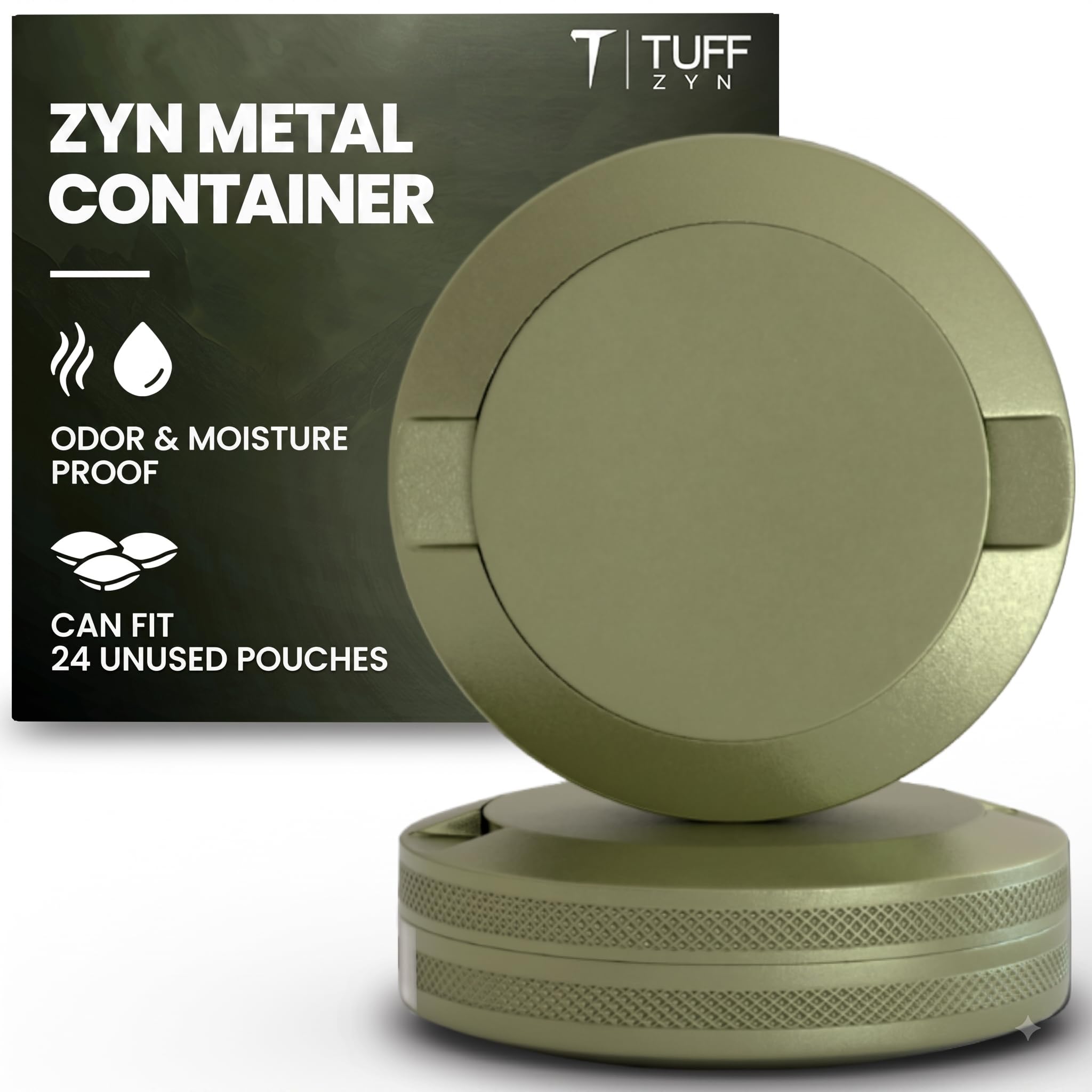TuffTynz front view showing sleek aluminum design and secure closure for protection