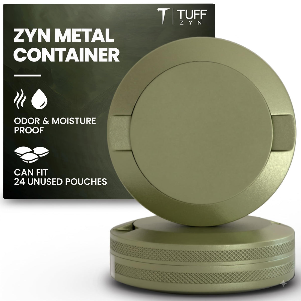 TuffTynz front view showing sleek aluminum design and secure closure for protection