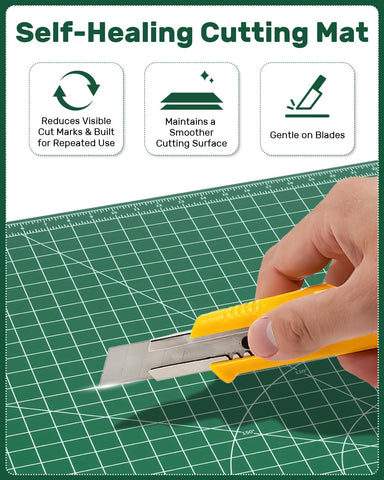 Tujurich self-healing surface texture close-up preserving blade life