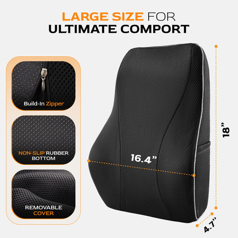 TULARIS side profile displaying contour shape that aligns lumbar curve