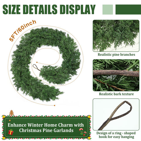 Tulvend DIY decorated garland with lights illustrating easy personalization and glow