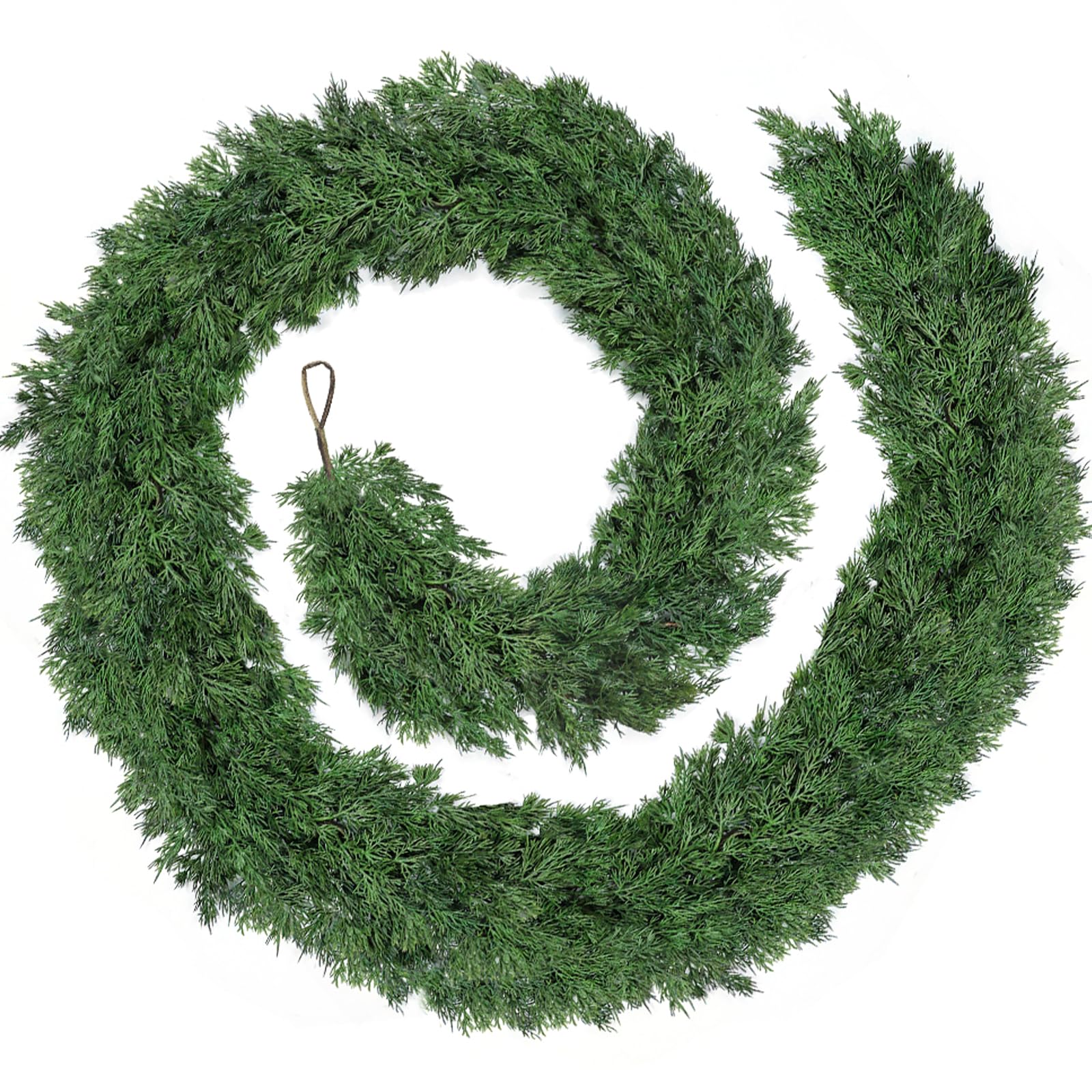 Tulvend front packaging showing 9ft garland and product benefits