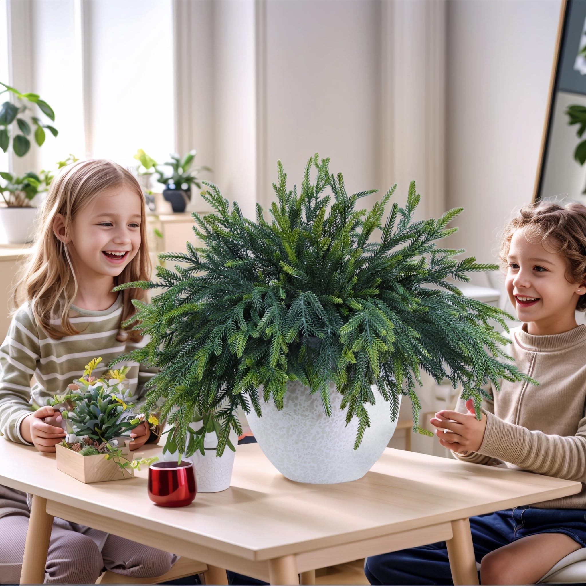 Tulvend hands bending branch wire showing easy shaping benefit