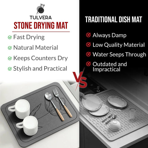 Tulvera porous diatomaceous-earth texture detail showing rapid moisture absorption benefit