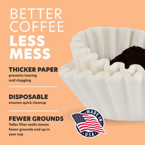 Tupkee filters on a cafe counter demonstrating professional and efficient use