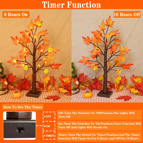 TURNMEON detailed maple leaves and flexible branches for shaping displays