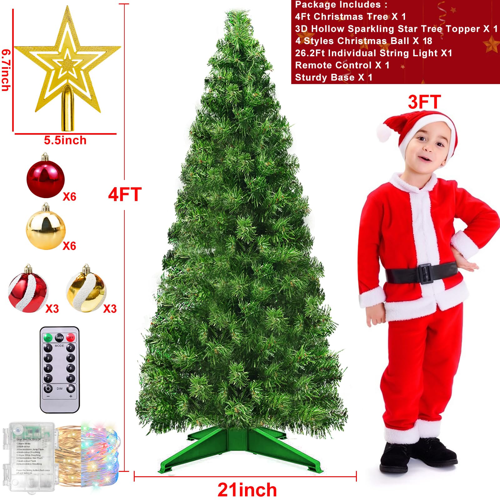 TURNMEON LED string wrapped around tree showing dual-color lighting flexibility