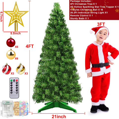 TURNMEON LED string wrapped around tree showing dual-color lighting flexibility