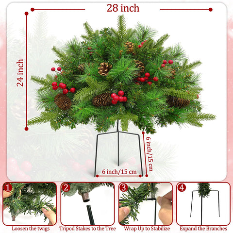 TURNMEON multicolor LEDs in planter deliver bright seasonal color pop