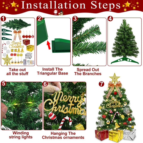 TURNMEON tree on dining table creating holiday ambiance for small gatherings