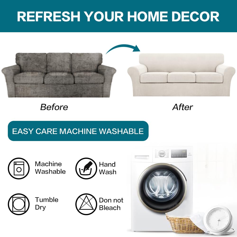 Turquoize styled living room with cover for a polished, protected sofa