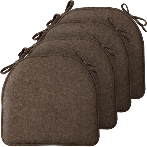TushGuard front view of four brown cushions showing packaging and color, adds quick comfort