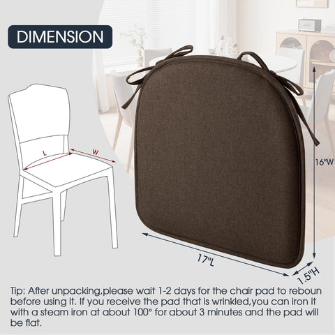 TushGuard on a dining chair for size comparison demonstrating fit and proportion