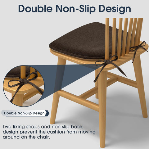 TushGuard adjustable tie attached to chair slat showing secure fit and stability
