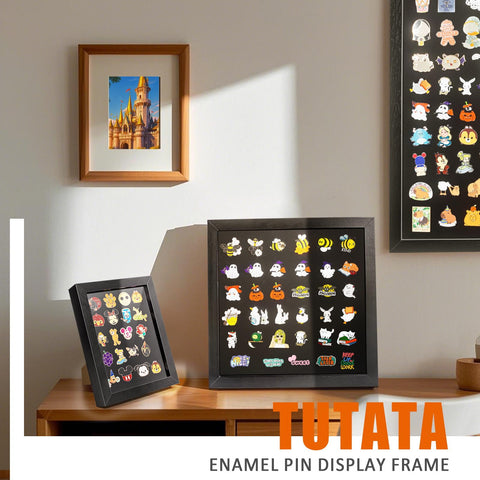 tutata displayed in bedroom as decorative storage and collection showcase
