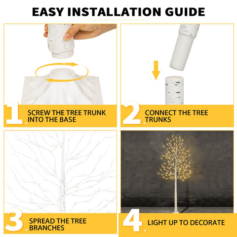 TVAL trees on a covered porch demonstrating weather-safe outdoor use benefit