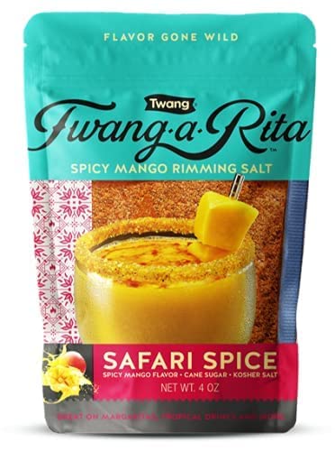 TWANG-A-RITA party table scene with rimming salts used for guest cocktails