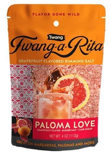 TWANG-A-RITA salt on small plate with lime wedge showing serving idea