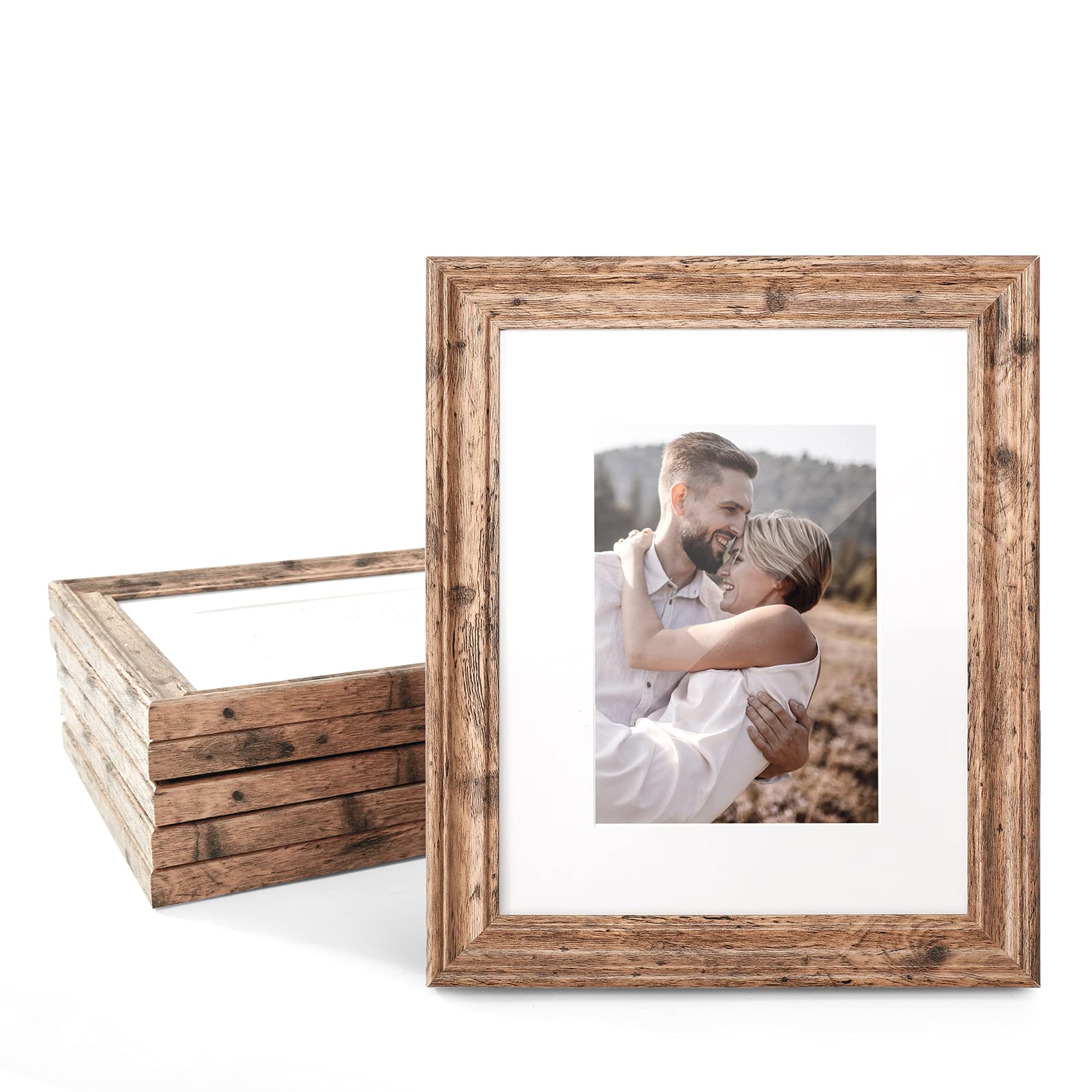TWING front view walnut frame showing clean lines and rustic appeal