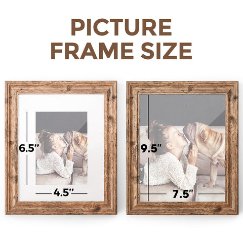 TWING frame with mat holding a 5x7 print, showing neat presentation