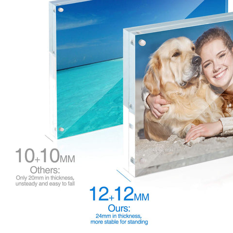 TWING frame on shelf with photo showcasing modern styling benefit