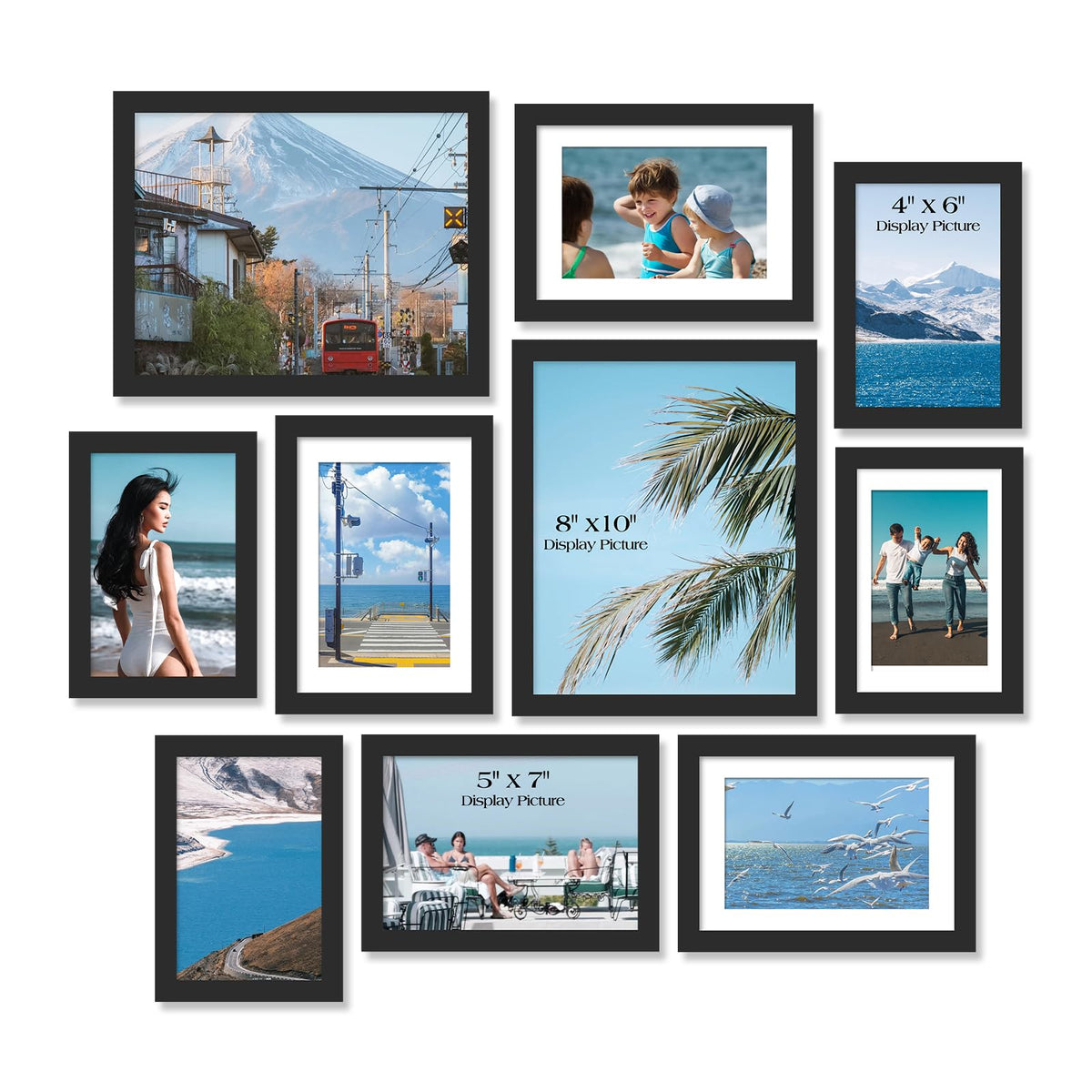 TWING front view of 10-pack frames showing organized contents and easy setup