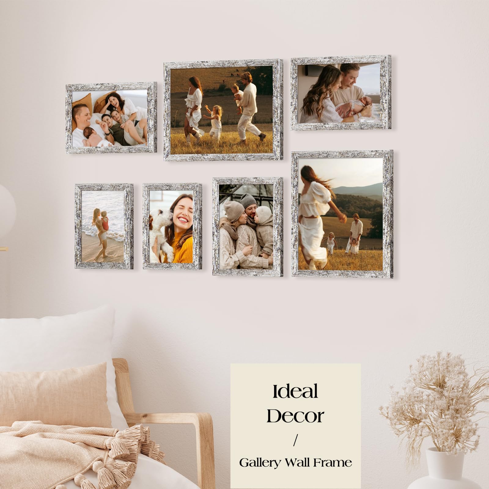 TWING gallery wall arrangement showing coordinated frames creating a polished focal point