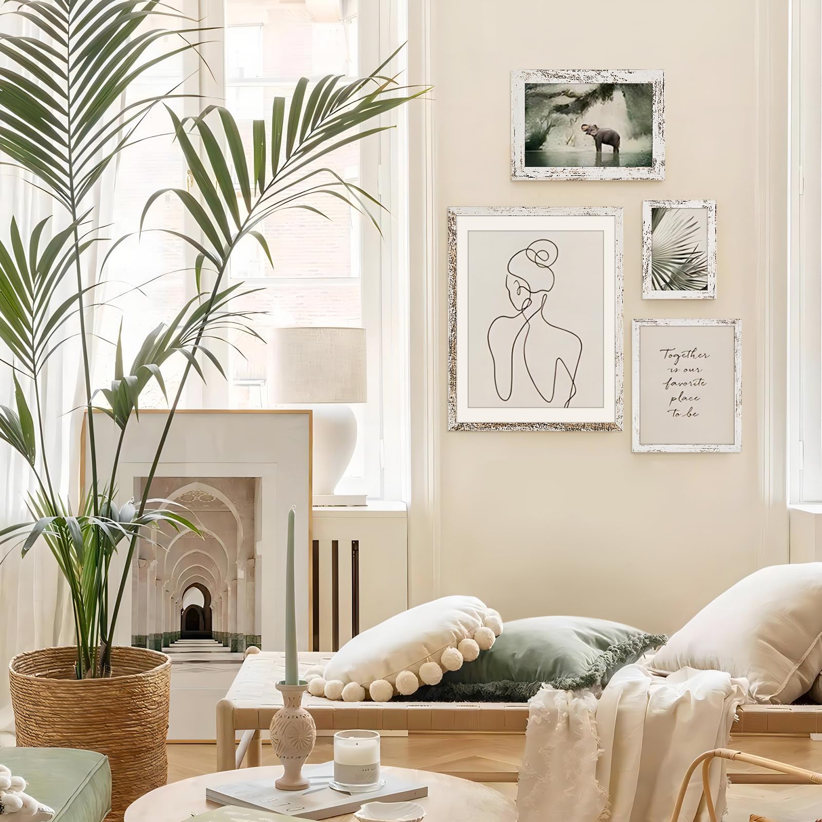 TWING room lifestyle display showing frames enhancing home or office atmosphere