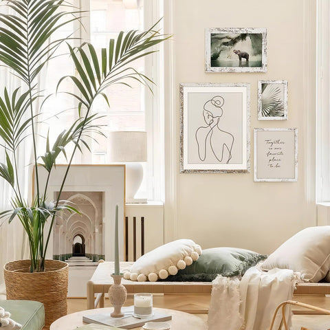 TWING room lifestyle display showing frames enhancing home or office atmosphere