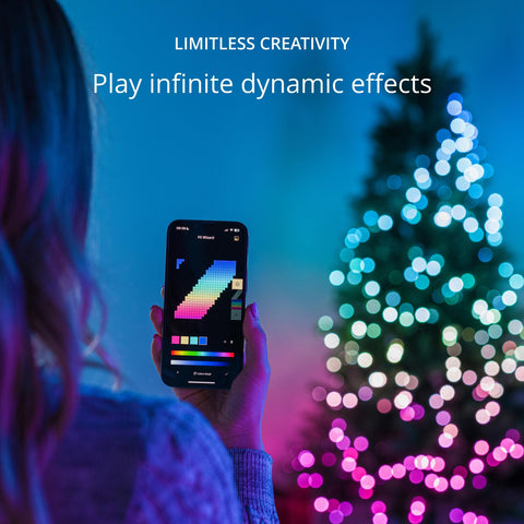 String lights synced to music with dynamic colors, Twinkly delivers reactive audio visuals