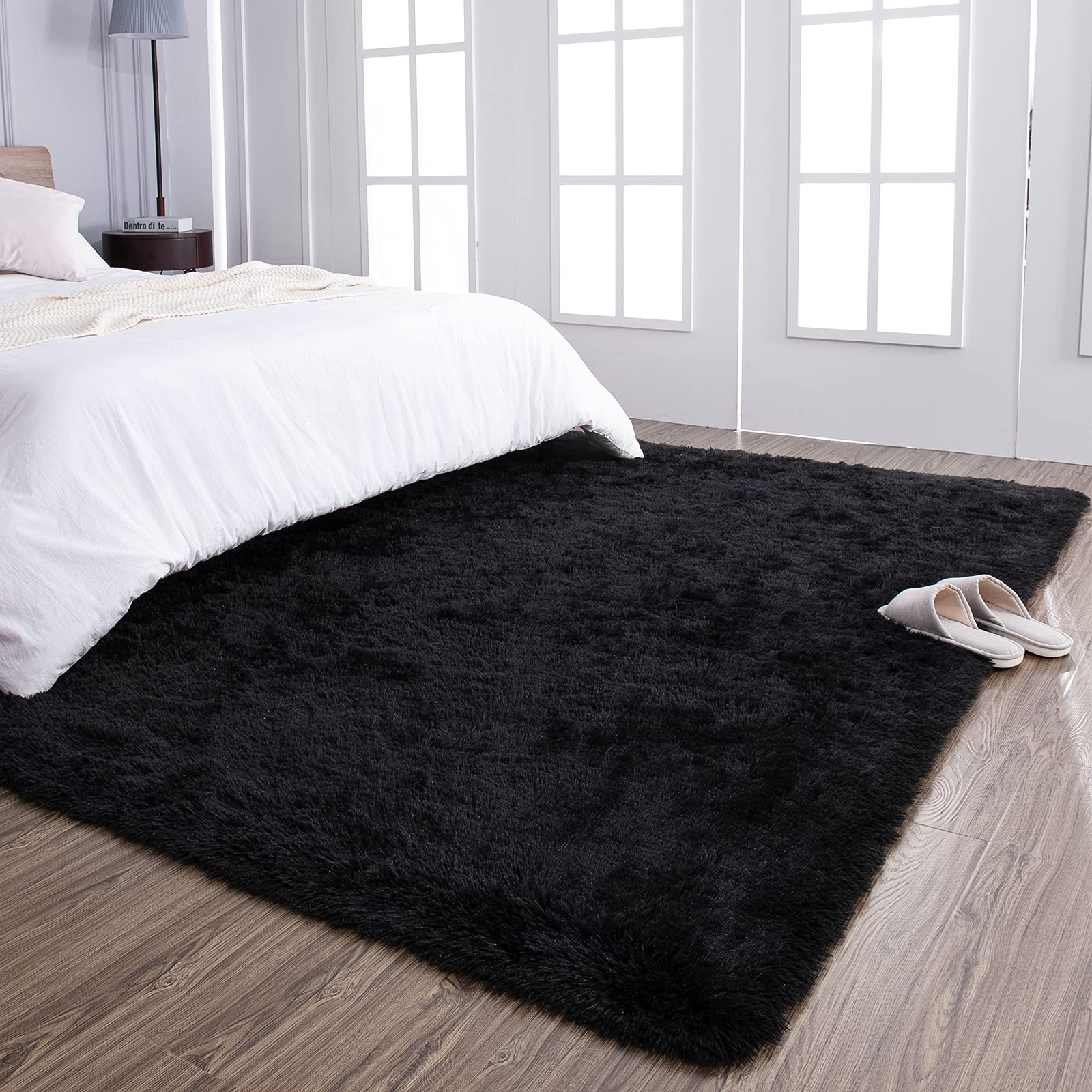 TWINNIS vacuum-packed rug unpacked illustrating easy shipping and quick setup