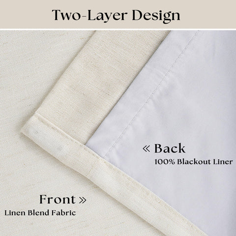 TWODRAPES curtain hung with rings illustrating smooth slide and classic pleated appearance for easy use