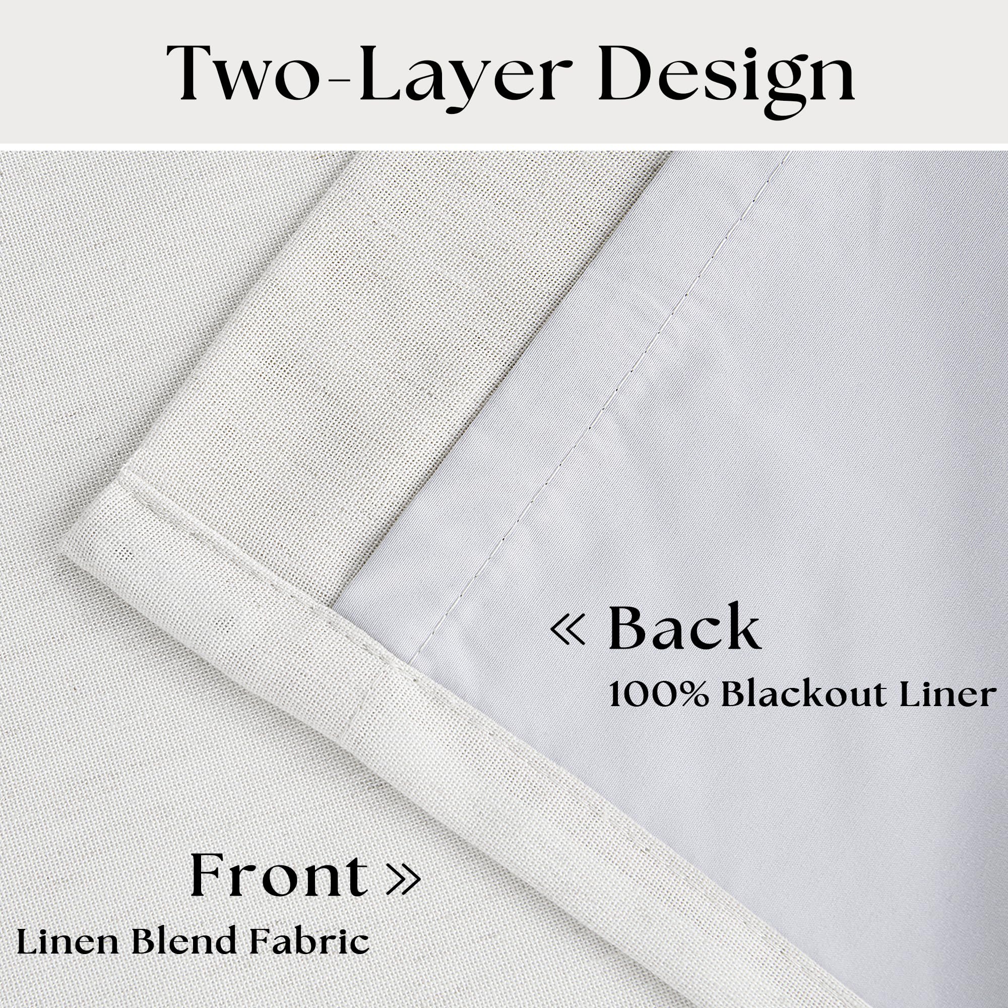 TWODRAPES included hooks and metal rings displayed for easy installation