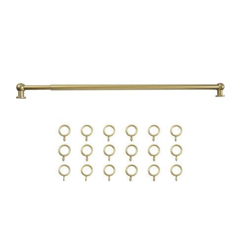 TWOPAGES gold café rod front view shows sleek finish and sturdy profile