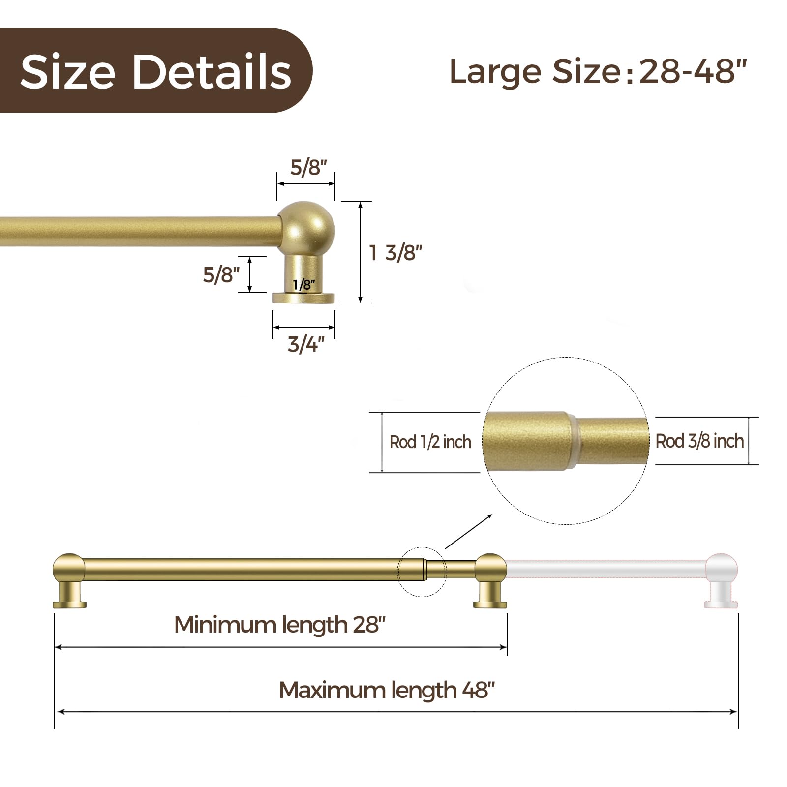 TWOPAGES curtain rings on rod illustrating smooth gliding and even spacing