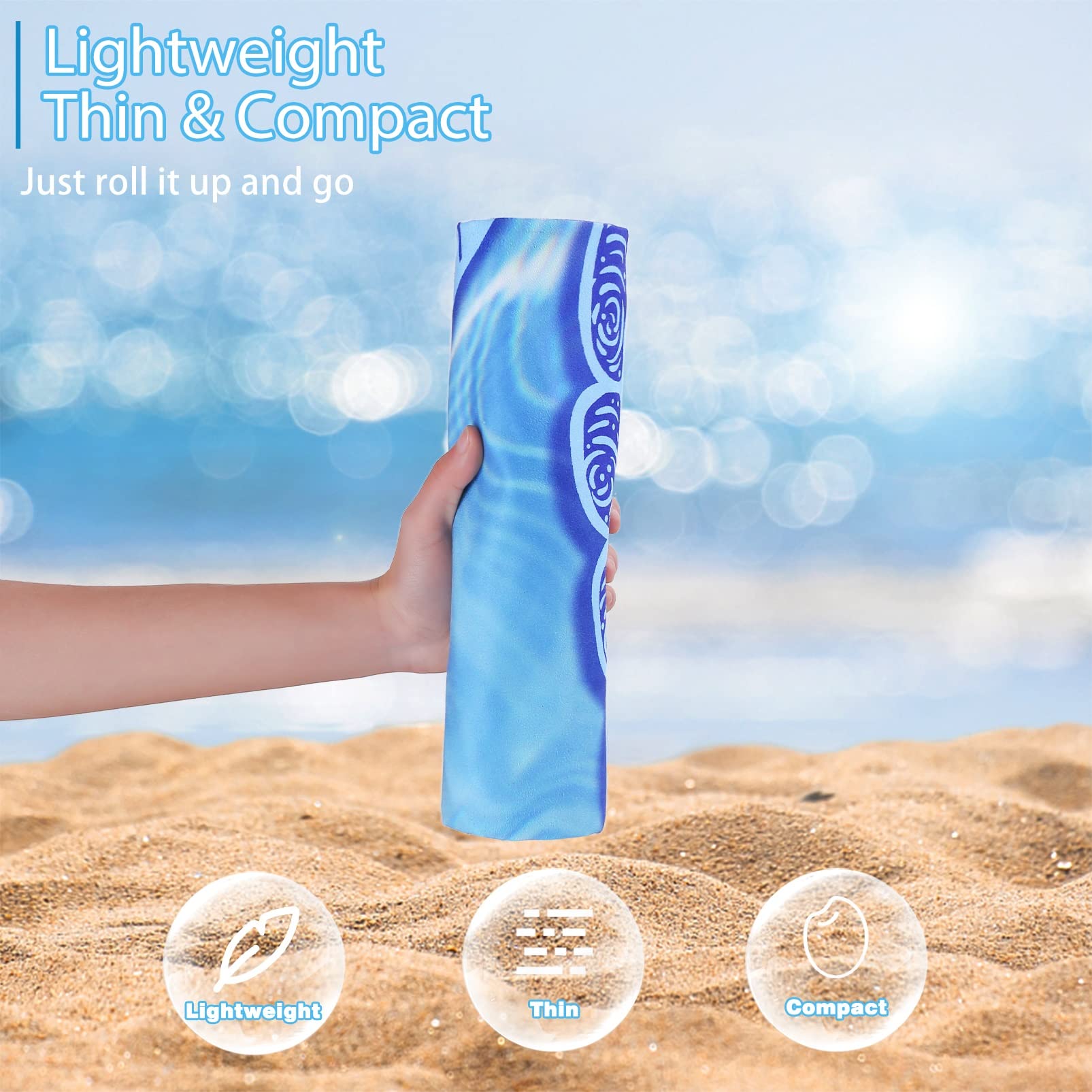 TwoYek close-up microfiber texture showing soft smooth feel