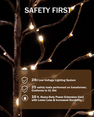TYBEEU dimmer switch closeup showing four-level brightness control benefit