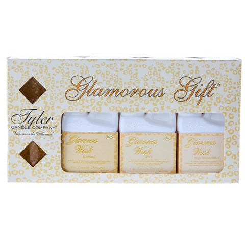 TYLER CANDLE COMPANY front packaging showing all set pieces and gifting appeal