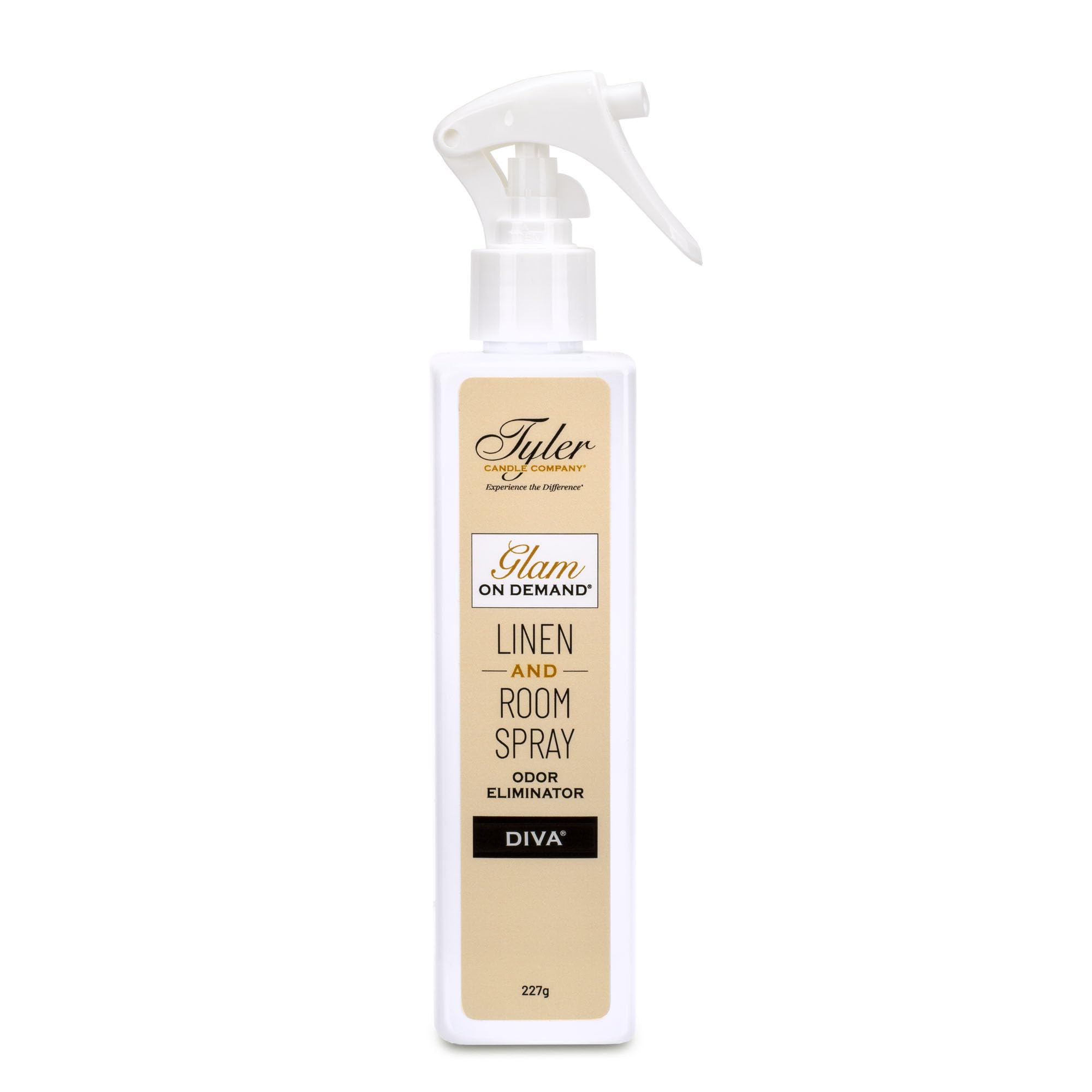 TYLER CANDLE COMPANY room spray close-up highlighting easy spray action