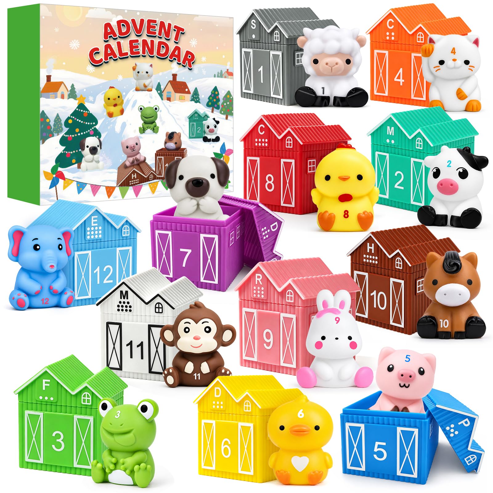 Tymokcall front packaging showing numbered houses and brand, useful for easy gifting