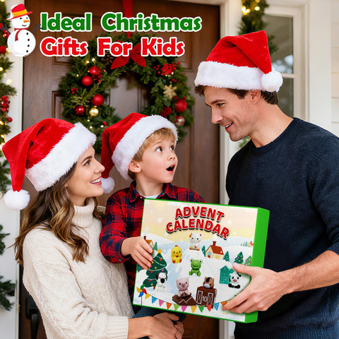 Tymokcall family using the calendar in a living room, encouraging shared holiday routines