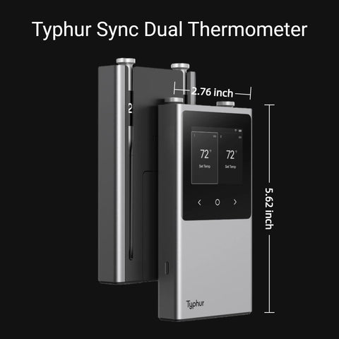 Typhur in a backyard smoker scenario showing reliable performance during long cooks