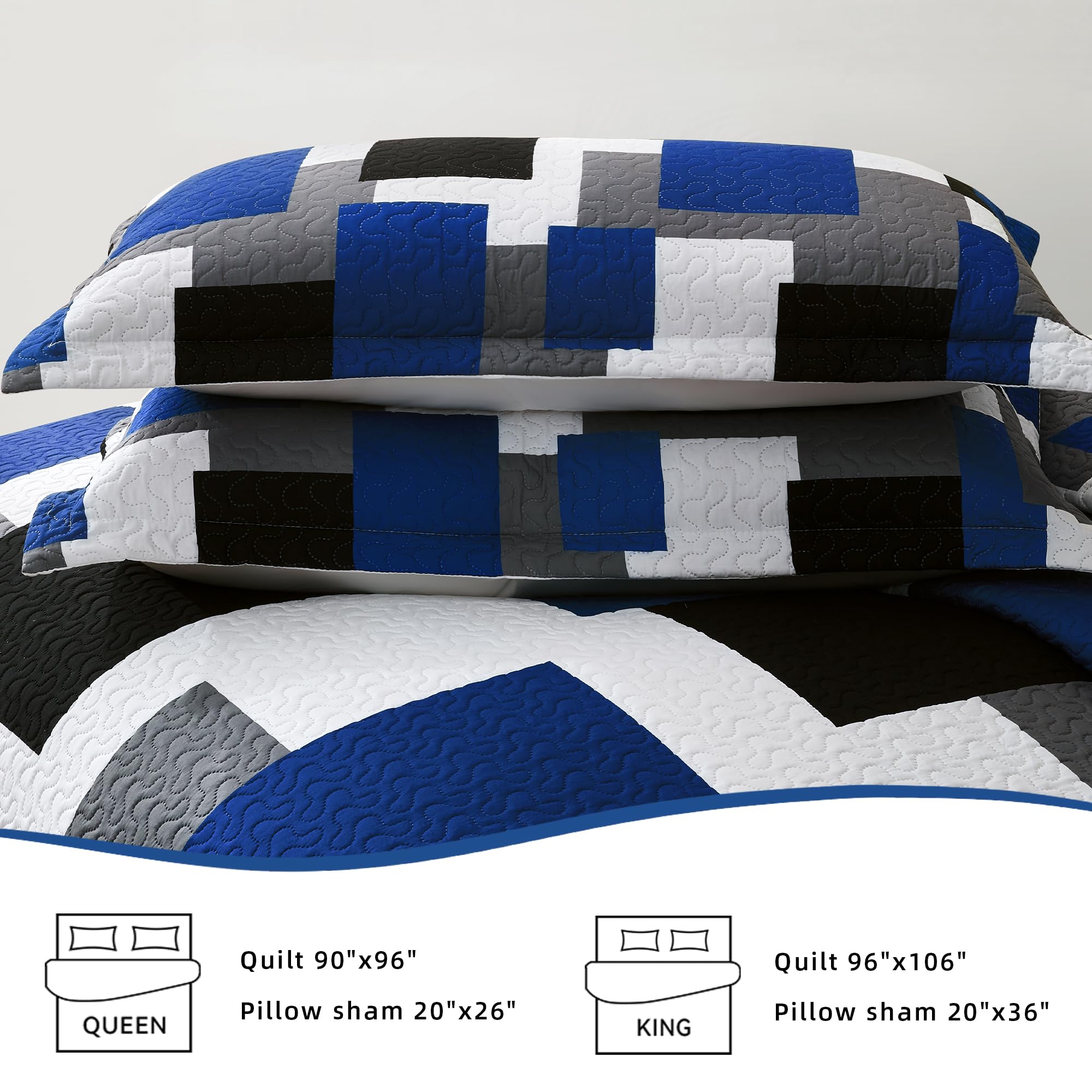 Tyrot folded quilt in storage demonstrating compactness and easy care
